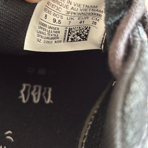 Converse Peanuts Black Sneakers unisex - Picture 7 of 11